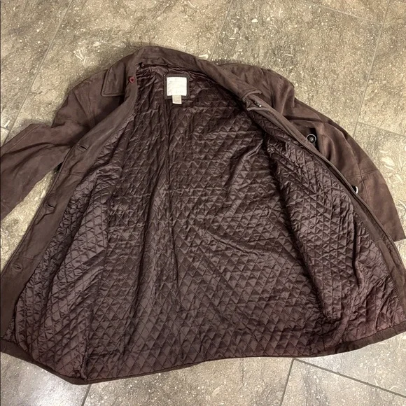 J. Jill Brown leather chore coat, M - Picture 8 of 16